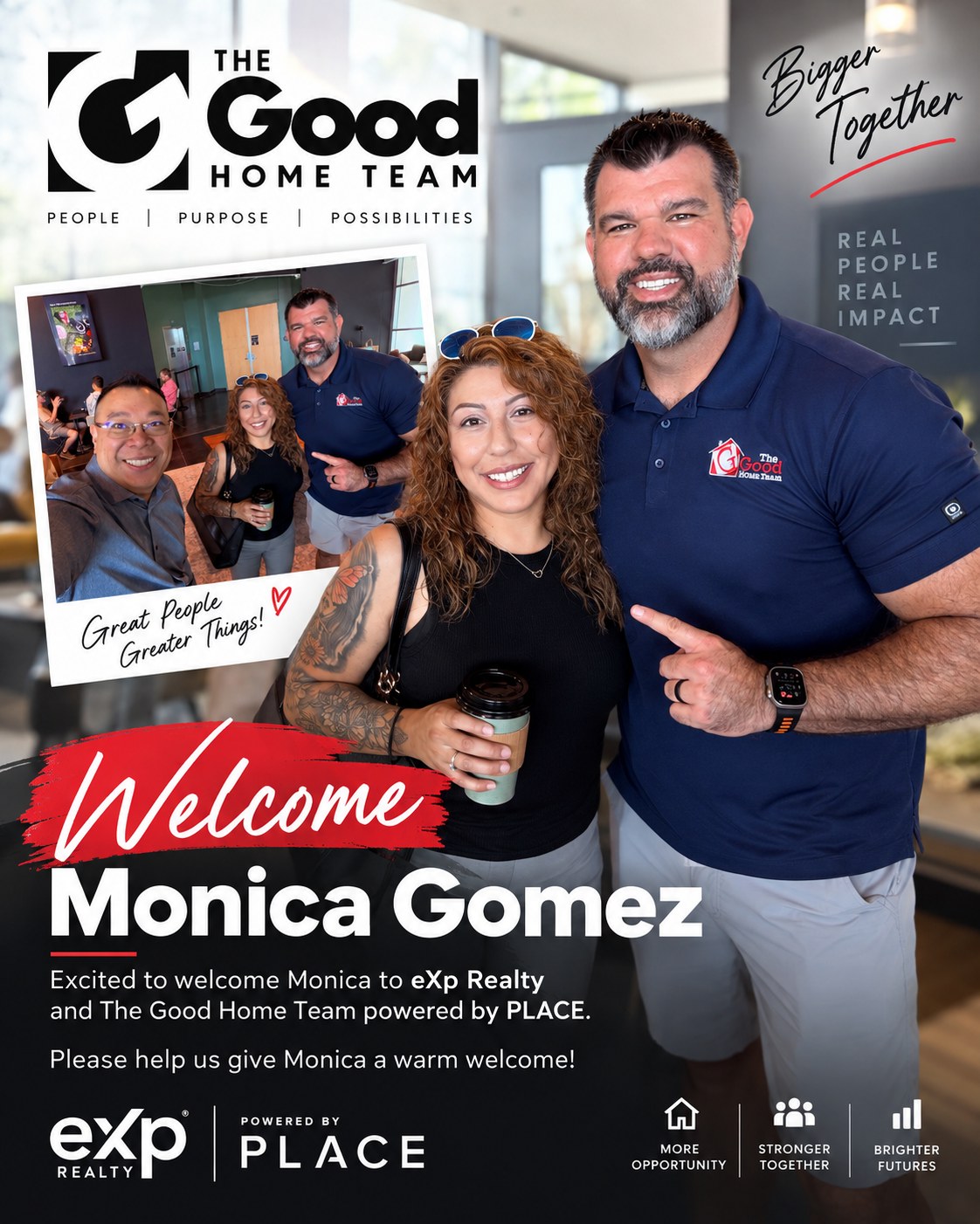 Monica Gomez joins eXp Realty and The Good Home Team powered by PLACE in Dallas-Fort Worth