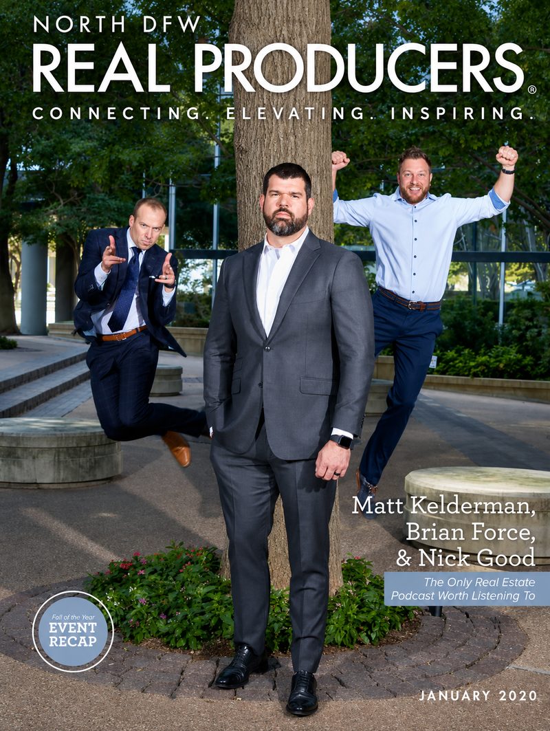Nick Good on the cover of North DFW Real Producers magazine